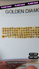 Natural Fancy Gold Diamond Deal (1.19 cts)